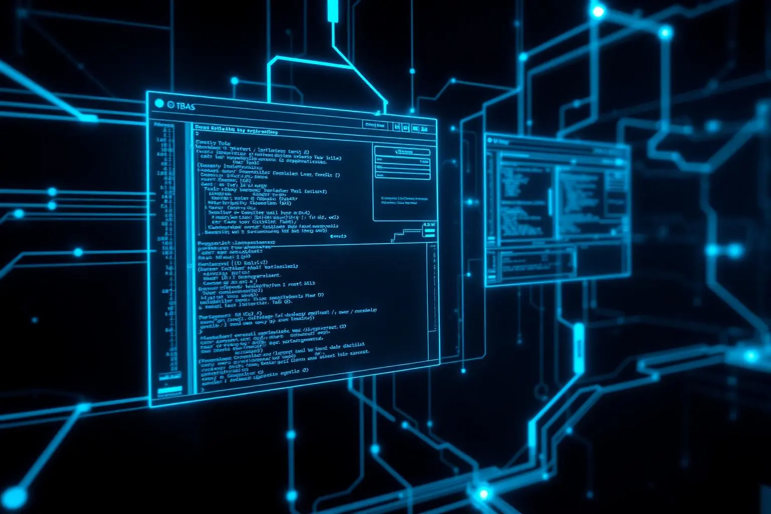 Interfaces e código sendo construídos com inteligência artificial pela Kronos